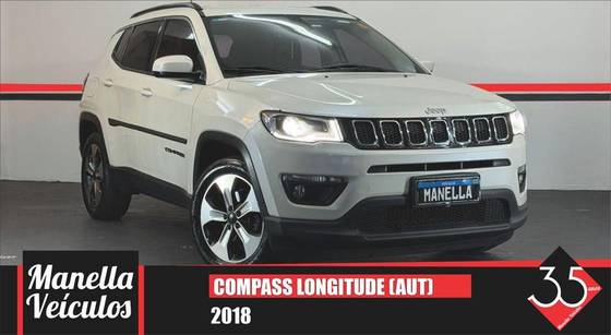 JEEP COMPASS 2.0 16V FLEX LONGITUDE AUTOMÁTICO JEEP COMPASS 2.0 16V FLEX LONGITUDE AUTOMÁTICO